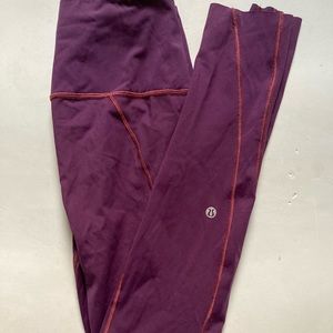 Lululemon Like Nothing Tight in 7/8 Length Dark Magenta